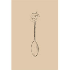 Artigiana Fiorentina Bigiotteria - Orecchino ottone dorato