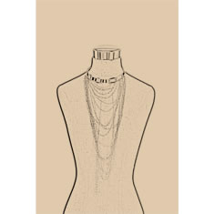 Artigiana Fiorentina Bigiotteria - Collana ottone dorato