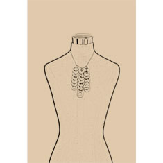 Artigiana Fiorentina Bigiotteria - Collana ottone dorato