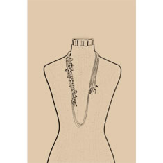 Artigiana Fiorentina Bigiotteria - Collana ottone dorato