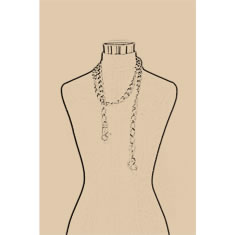 Artigiana Fiorentina Bigiotteria - Collana ottone dorato
