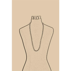 Artigiana Fiorentina Bigiotteria - Collana ottone