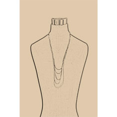 Artigiana Fiorentina Bigiotteria - Collana ottone dorato