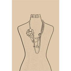Artigiana Fiorentina Bigiotteria - Collana ottone dorato