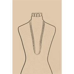 Artigiana Fiorentina Bigiotteria - Collana ottone dorato