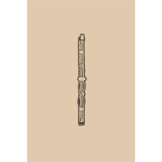 Artigiana Fiorentina Bigiotteria - Bracciale ottone dorato