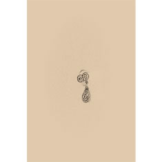 Artigiana Fiorentina Bigiotteria-orecchino ottone dorato