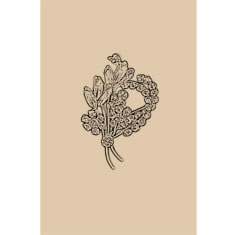 Artigiana Fiorentina Bigiotteria - Spilla ottone stampato