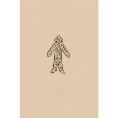 Artigiana Fiorentina Bigiotteria-spilla ottone stampato e nichelato