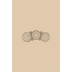 Artigiana Fiorentina Bigiotteria- Spilla Ottone stampato
