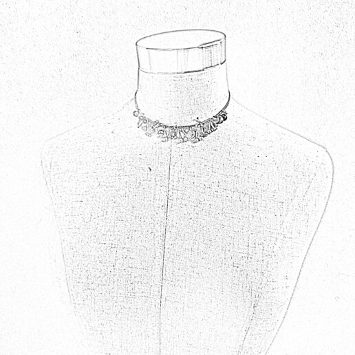 Artigiana Fiorentina Bigiotteria- Collana ottone dorato