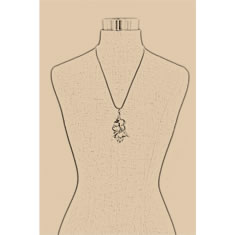 Artigiana Fiorentina Bigiotteria - Collana corda e ottone