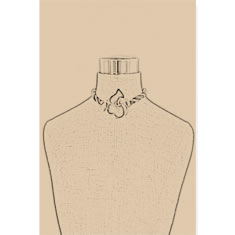Artigiana Fiorentina Bigiotteria - Collana corda e ottone