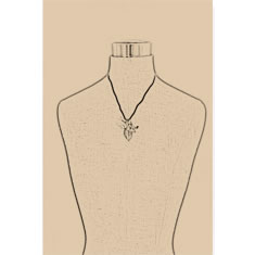 Artigiana Fiorentina Bigiotteria - Collana corda e ottone