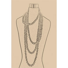 Artigiana Fiorentina Bigiotteria - Collana galalite