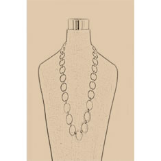 Artigiana Fiorentina Bigiotteria - Collana ottone dorato