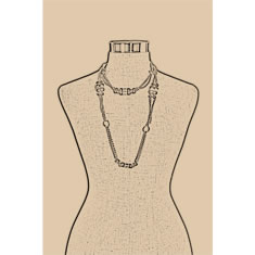 Artigiana Fiorentina Bigiotteria - Collana galalite