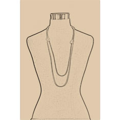 Artigiana Fiorentina Bigiotteria - Collana ottone