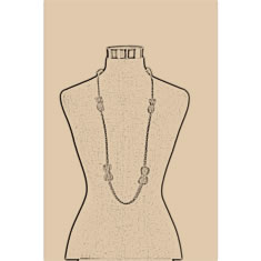Artigiana Fiorentina Bigiotteria - Collana ottone dorato
