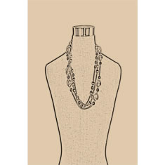 Artigiana Fiorentina Bigiotteria - Collana galalite