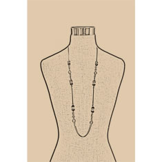 Artigiana Fiorentina Bigiotteria - Collana ottone dorato