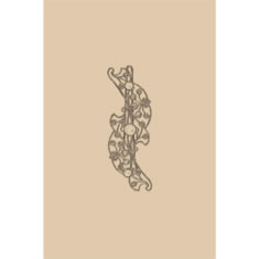 Artigiana Fiorentina Bigiotteria - Fermacapelli ottone stampato e dorato