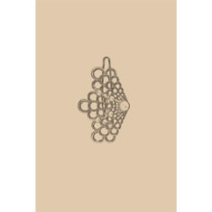 Artigiana Fiorentina Bigiotteria - Fermacapelli ottone stampato e dorato