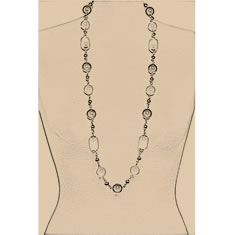 Artigiana Fiorentina Bigiotteria - Collana galalite