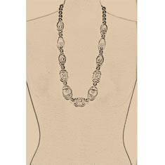 Artigiana Fiorentina Bigiotteria - Collana galalite