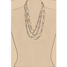 Artigiana Fiorentina Bigiotteria - Collana galalite