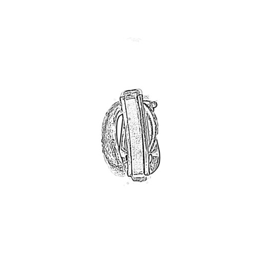 Artigiana Fiorentina Bigiotteria- Orecchino Galalite