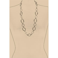 Artigiana Fiorentina Bigiotteria - Collana ottone nichelato