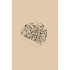 Artigiana Fiorentina Bigiotteria - Orecchino ottone dorato