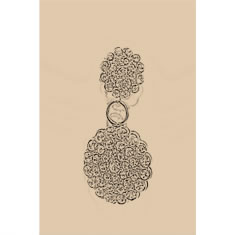 Artigiana Fiorentina Bigiotteria - Orecchino ottone dorato