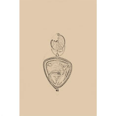 Artigiana Fiorentina Bigiotteria - Orecchino ottone dorato