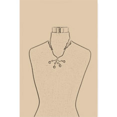 Artigiana Fiorentina Bigiotteria - Collana corda e ottone