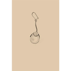 Artigiana Fiorentina Bigiotteria - Orecchino ottone dorato