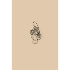 Artigiana Fiorentina Bigiotteria - Orecchino ottone dorato