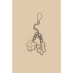 Artigiana Fiorentina Bigiotteria - Orecchino ottone dorato