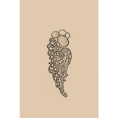 Artigiana Fiorentina Bigiotteria - Orecchino ottone dorato