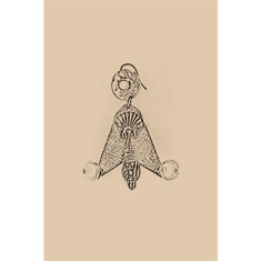Artigiana Fiorentina Bigiotteria - Orecchino ottone dorato