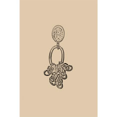 Artigiana Fiorentina Bigiotteria - Orecchino ottone