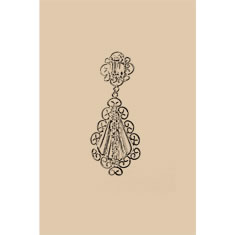 Artigiana Fiorentina Bigiotteria - Orecchino ottone