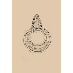 Artigiana Fiorentina Bigiotteria - Orecchino ottone dorato