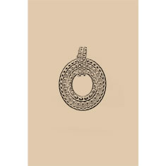 Artigiana Fiorentina Bigiotteria - Orecchino ottone dorato