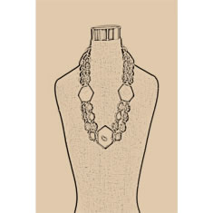 Artigiana Fiorentina Bigiotteria - Collana ottone