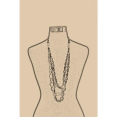 Artigiana Fiorentina Bigiotteria - Collana plastica