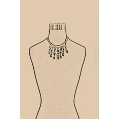 Artigiana Fiorentina Bigiotteria - Collana ottone dorato