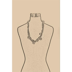 Artigiana Fiorentina Bigiotteria - Collana ottone
