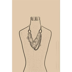 Artigiana Fiorentina Bigiotteria - Collana galalite